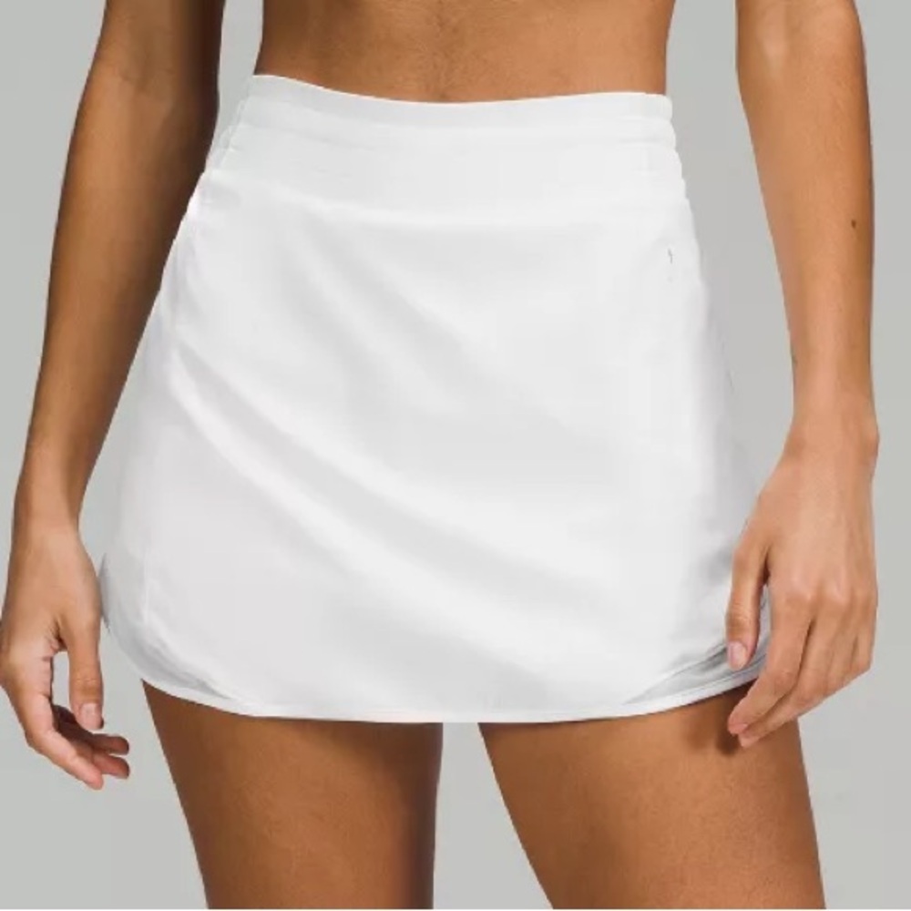 Lululemon Hotty Hot White Skirt 6 - Picture 2 of 5